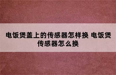 电饭煲盖上的传感器怎样换 电饭煲传感器怎么换